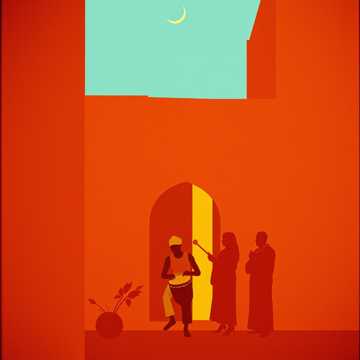 غلاف الاغنية مسحراتي ماما آية وبابا أحمد وحور