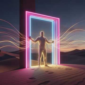 Capa da música على باب الحلم