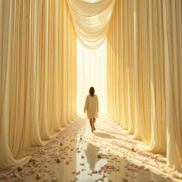 Cover utworu When She Walks Through Light