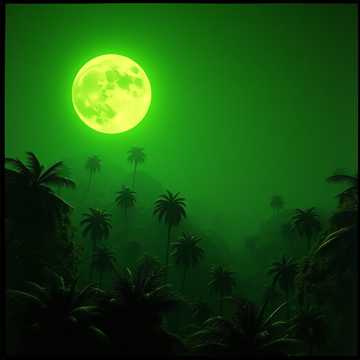 歌曲的封面Bajo La Luna Verde