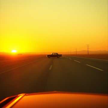 Portada de la canción Golden Hour Highway