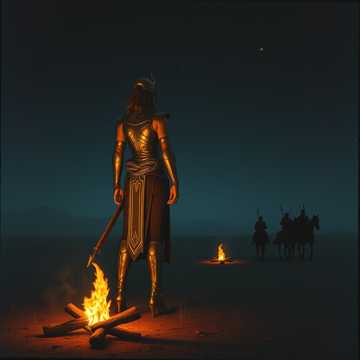 Cover des Liedes Die letzte Kriegerin (Die Schlangengöttin) XI