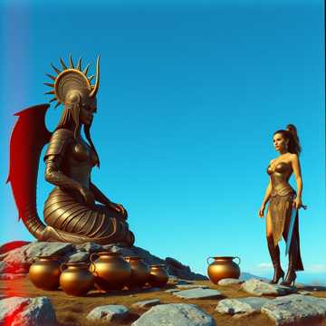 غلاف الاغنية Die letzte Kriegerin (Die Schlangengöttin) Heavy Metal II