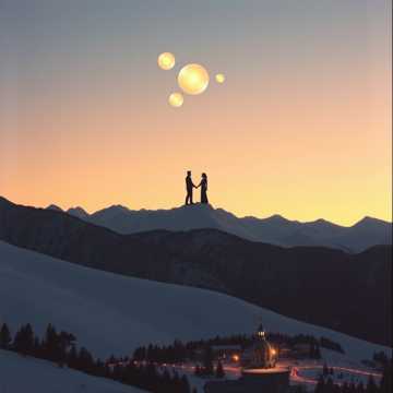 Capa da música Серіктей асқар тауы бар, Үрзада — шуақ, бағы бар. Қол ұстасып келе жатқан, Махаб