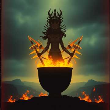 歌曲的封面Die letzte Kriegerin (Die Schlangengöttin) X