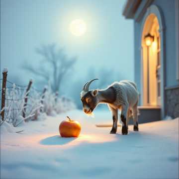 Copertina della canzone козленок и яблоко