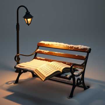 歌曲的封面Park zimową porą