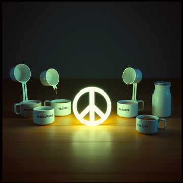 غلاف الاغنية LA REECTTE DE LA PAIX