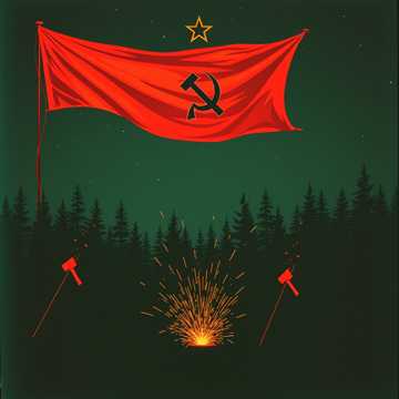 Cover of the song влксм марш