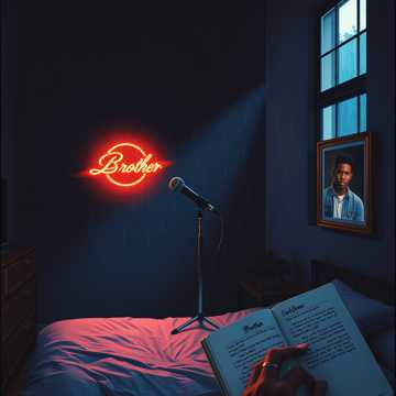 Copertina della canzone hermao mio