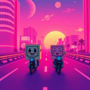 Portada de la canción Кубик и Мультик