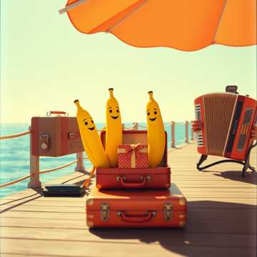 Copertina della canzone Веселые бананы