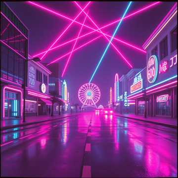 Copertina della canzone Neon Nights Forever