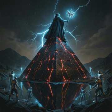 Cover des Liedes Die letzte Kriegerin (Die Blut Pyramide) Teil 2 Rock Oper