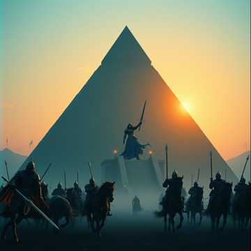 Capa da música Die letzte Kriegerin (Die Blut Pyramide) Teil 2 Heavy Metal