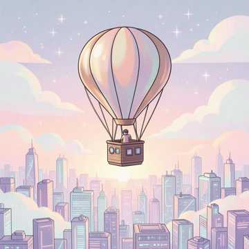 Portada de la canción Viaggio mongolfiera