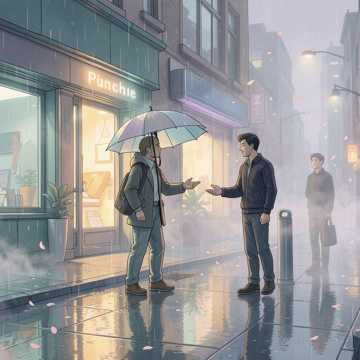 Portada de la canción 작은 우산 하나