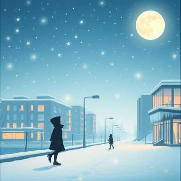 Cover utworu А снег идет