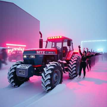 Cover des Liedes Трактор кз