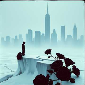 Copertina della canzone Чёрные розы на снегу