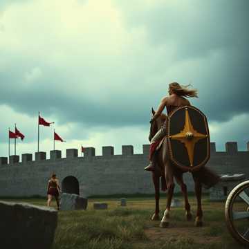 Cover des Liedes Die letzte Kriegerin (Leonidas) Teil 2 Symphonic Rock II