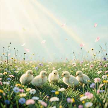 Copertina della canzone Spring Chicks in Bloom