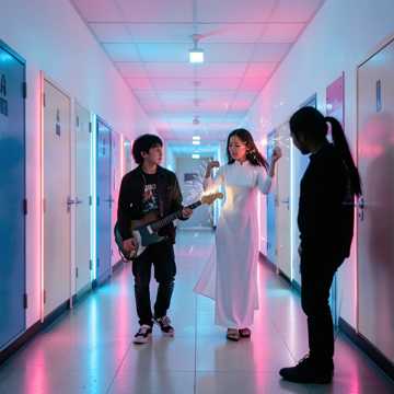 歌曲的封面áo dài ơi