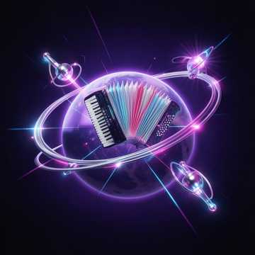 Capa da música space dance