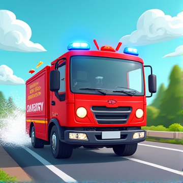 Copertina della canzone Пожарная машинка