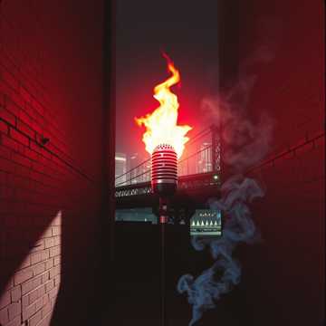 Cover av låten Через огонь