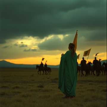 Cover utworu Die letzte Kriegerin (Der Mongolen Sturm) Symphonic Rock Version II