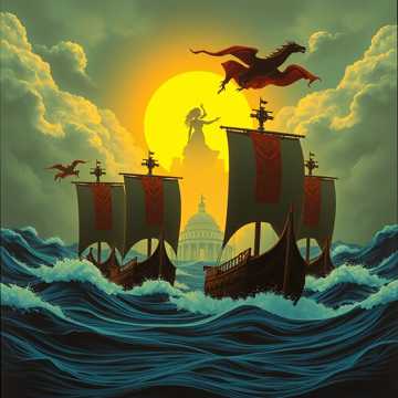 Cover av låten Die letzte Kriegerin (Aufbruch in die neue Welt) Rock Oper II