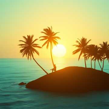 曲のカバー Island of Golden Silence