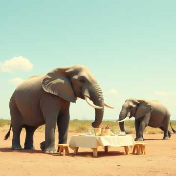 คัฟเวอร์เพลง Elefantes gigantes comiendo galletas