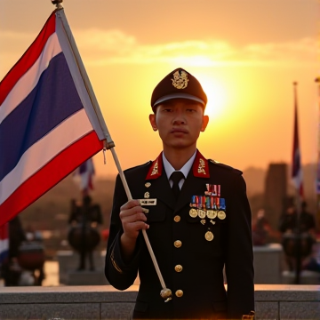 Cover van het nummer เลือดนี้เพื่อผืนดินไทย