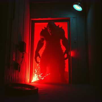 歌曲的封面„Der rote Riese (Lauf um dein Leben)“