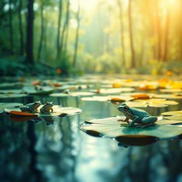 คัฟเวอร์เพลง Gia Đình Ếch Xanh Học Toán