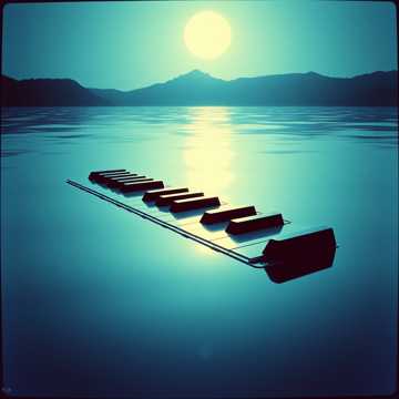 Cover van het nummer Moonlit Keys