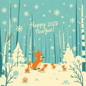 歌曲的封面Новый Год в снежном лесу