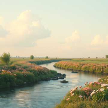 Cover of the song làng sông mùa các đẳng