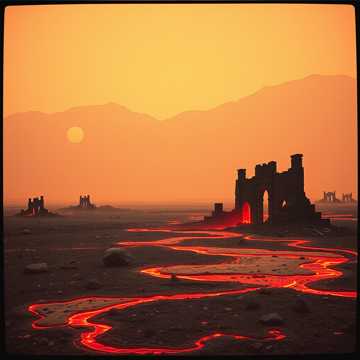 Cover of the song Shattered Realms of Fire