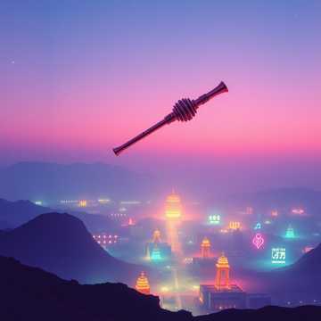 Portada de la canción Echoes in Neon Wind