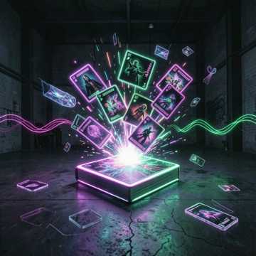 غلاف الاغنية Techno Trading Cards