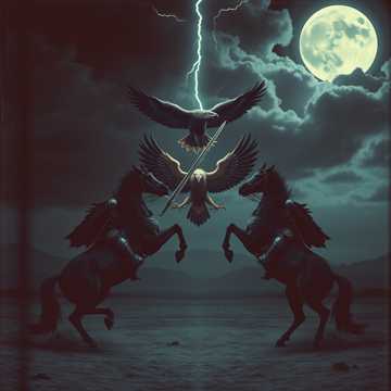 غلاف الاغنية Die letzte Kriegerin (Der Kampf der Titanen-Der Zweikampf) Heavy Metal III