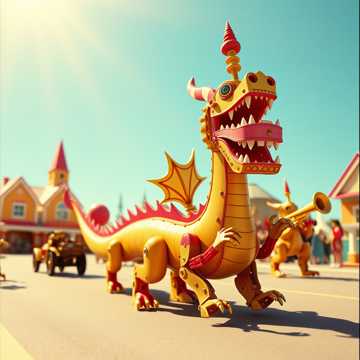 غلاف الاغنية Clockwork Dragon Parade