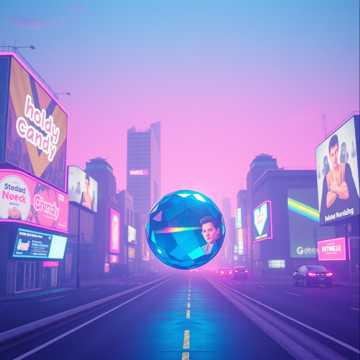 Cover van het nummer Glitched Candy Sky