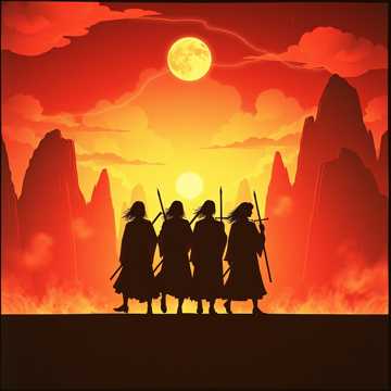 Cover av låten A négy hős balladája