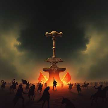 Cover av låten Die letzte Kriegerin (Die Schlacht von Kampanien) Teil 2 Symphonic Rock