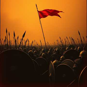 Cover av låten Die letzte Kriegerin (Die Schlacht von Kampanien) Teil 2 Hindustani II