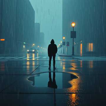 Cover utworu Дождь стучит по мостовой,